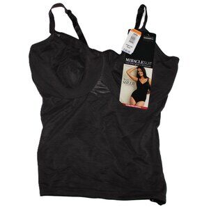 Miraclesuit Women's Extra Firm Tummy-Control Underwire Camisole 2782 Black 42DD